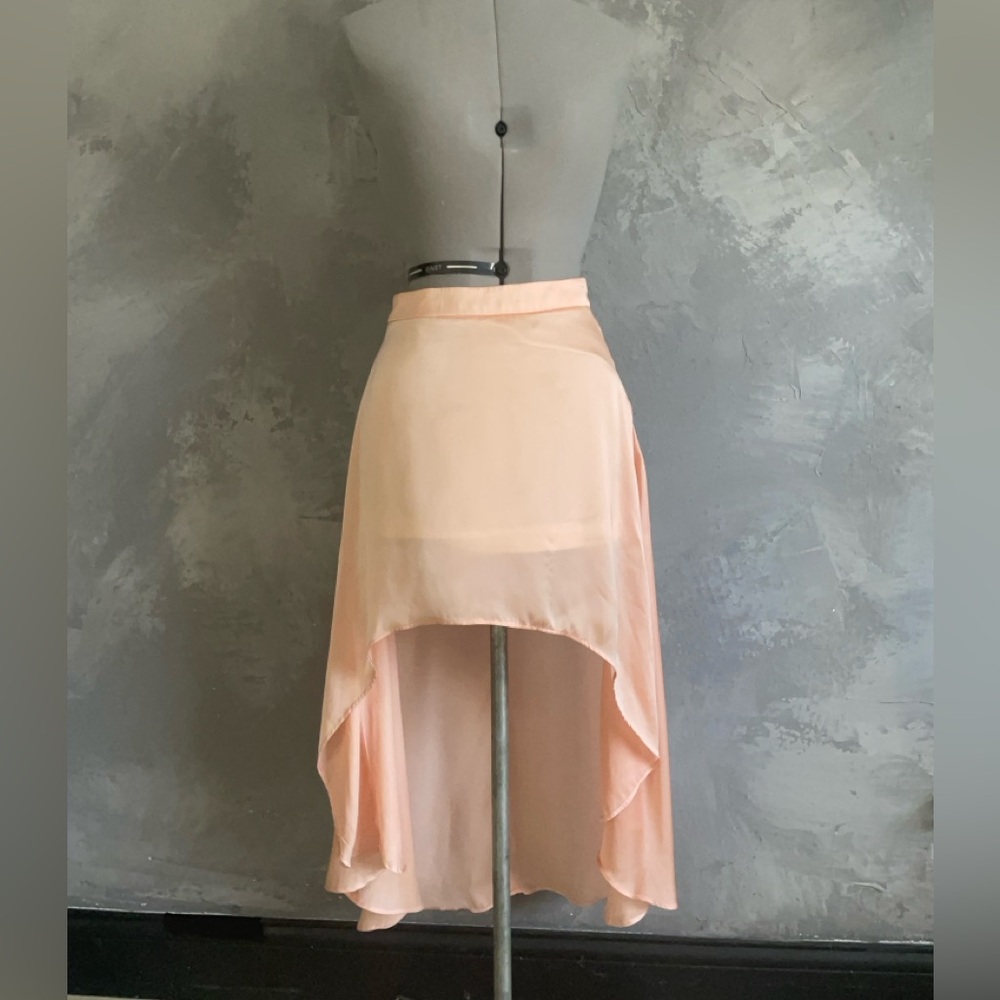 Forever-21 Women's Pink and Orange Skirt